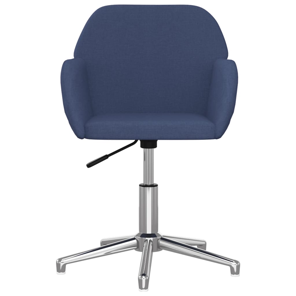 Eetkamerstoelen 2 st draaibaar stof blauw is nu te koop bij PeponiXL, paradijselijk wonen!