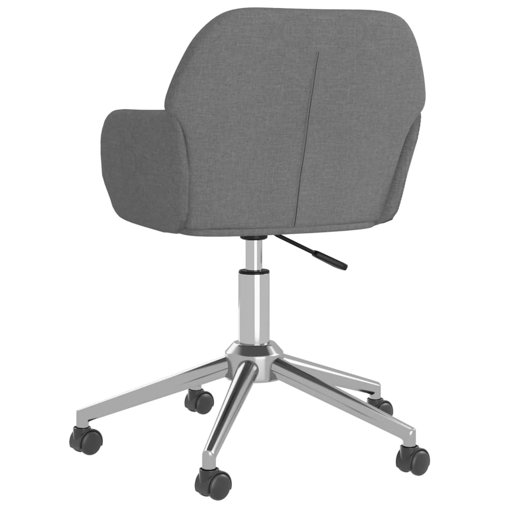Eetkamerstoelen draaibaar 2 st stof lichtgrijs is nu te koop bij PeponiXL, paradijselijk wonen!