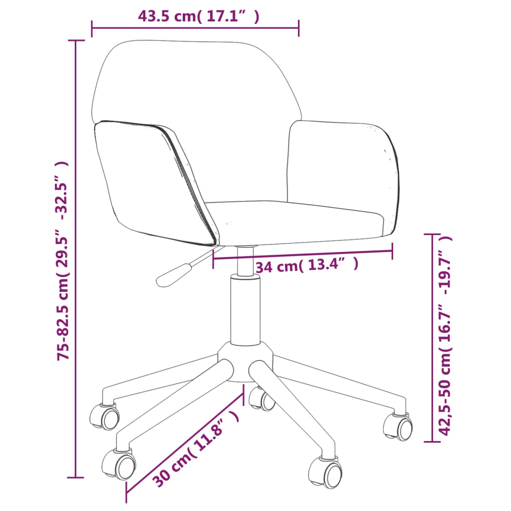 Eetkamerstoelen draaibaar 2 st stof lichtgrijs is nu te koop bij PeponiXL, paradijselijk wonen!