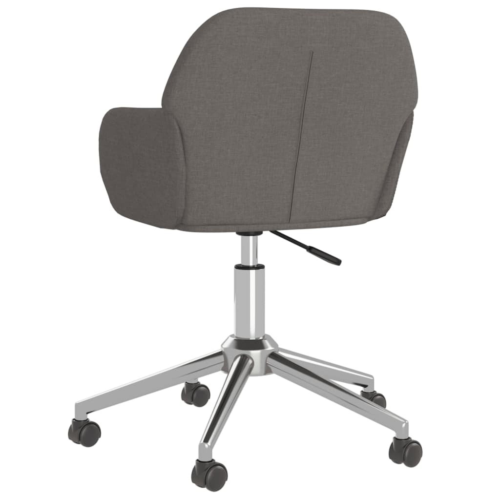 Eetkamerstoelen draaibaar 2 st stof donkergrijs is nu te koop bij PeponiXL, paradijselijk wonen!