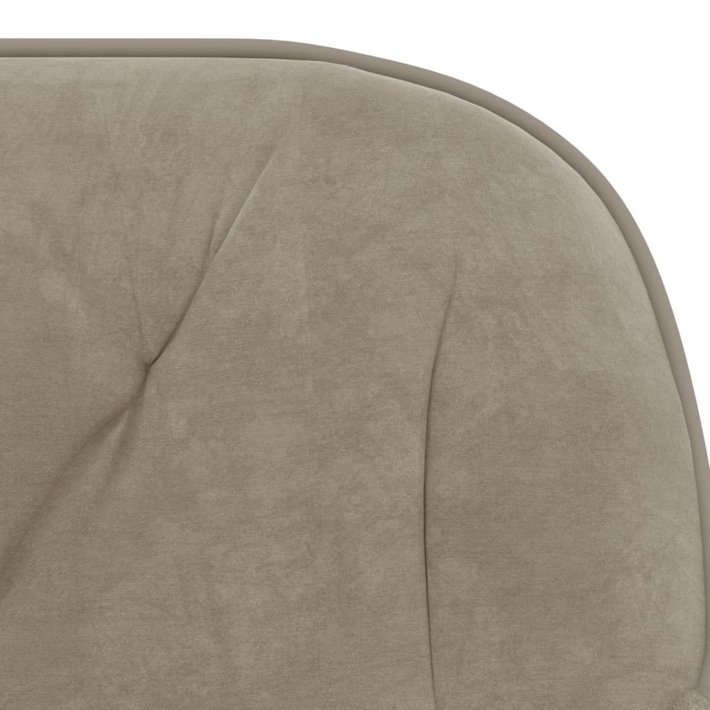 Eetkamerstoelen draaibaar 2 st fluweel lichtgrijs is nu te koop bij PeponiXL, paradijselijk wonen!