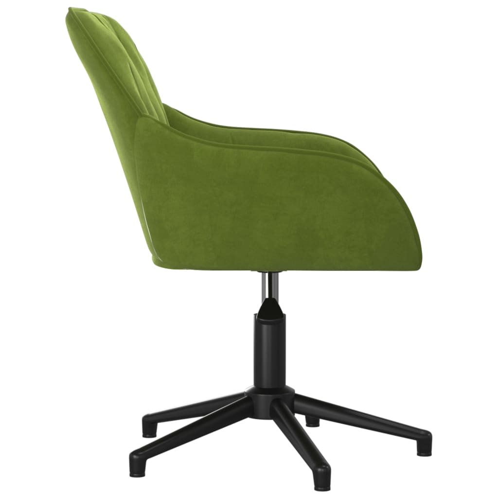 Eetkamerstoelen draaibaar 2 st fluweel lichtgroen is nu te koop bij PeponiXL, paradijselijk wonen!
