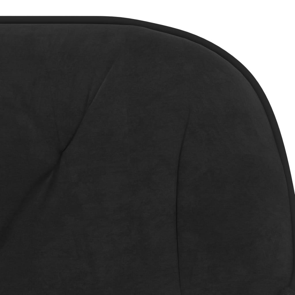 Eetkamerstoelen draaibaar 2 st fluweel zwart is nu te koop bij PeponiXL, paradijselijk wonen!