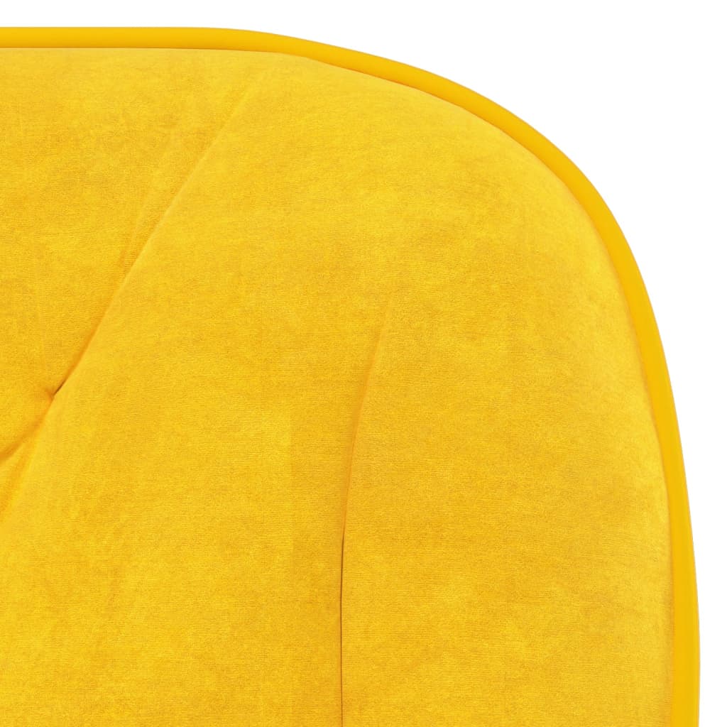 Eetkamerstoelen draaibaar 2 st fluweel geel is nu te koop bij PeponiXL, paradijselijk wonen!