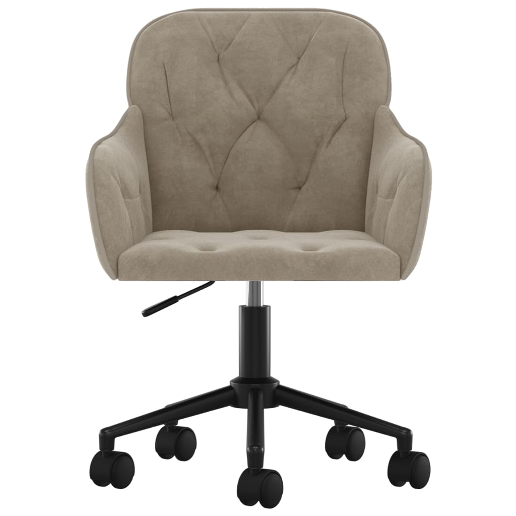 Eetkamerstoelen draaibaar 2 st fluweel lichtgrijs is nu te koop bij PeponiXL, paradijselijk wonen!