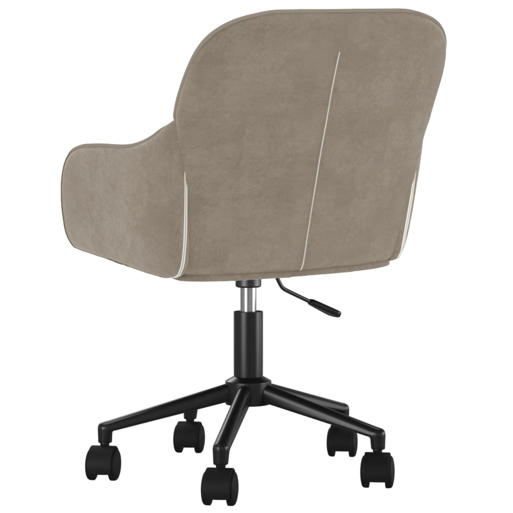 Eetkamerstoelen draaibaar 2 st fluweel lichtgrijs is nu te koop bij PeponiXL, paradijselijk wonen!