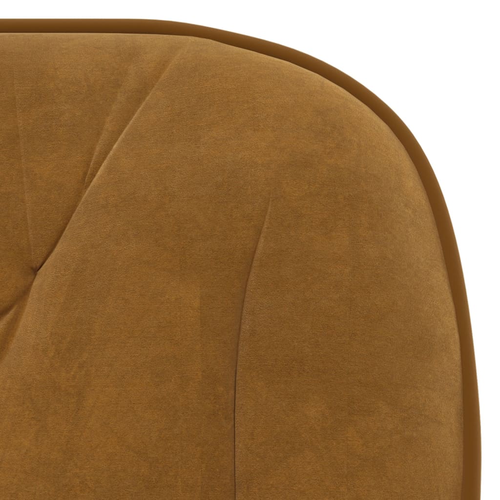 Eetkamerstoelen draaibaar 2 st fluweel bruin is nu te koop bij PeponiXL, paradijselijk wonen!