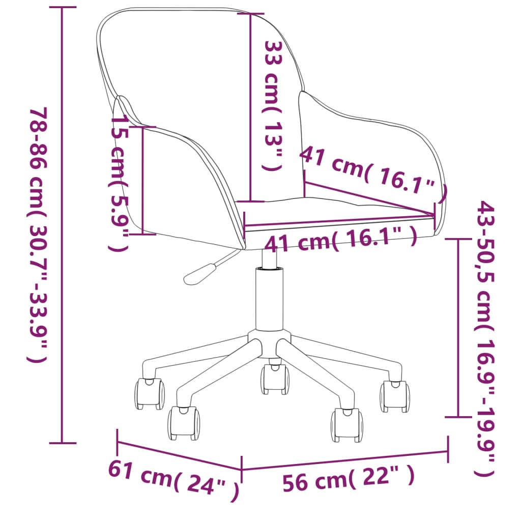 Eetkamerstoelen draaibaar 2 st fluweel bruin is nu te koop bij PeponiXL, paradijselijk wonen!