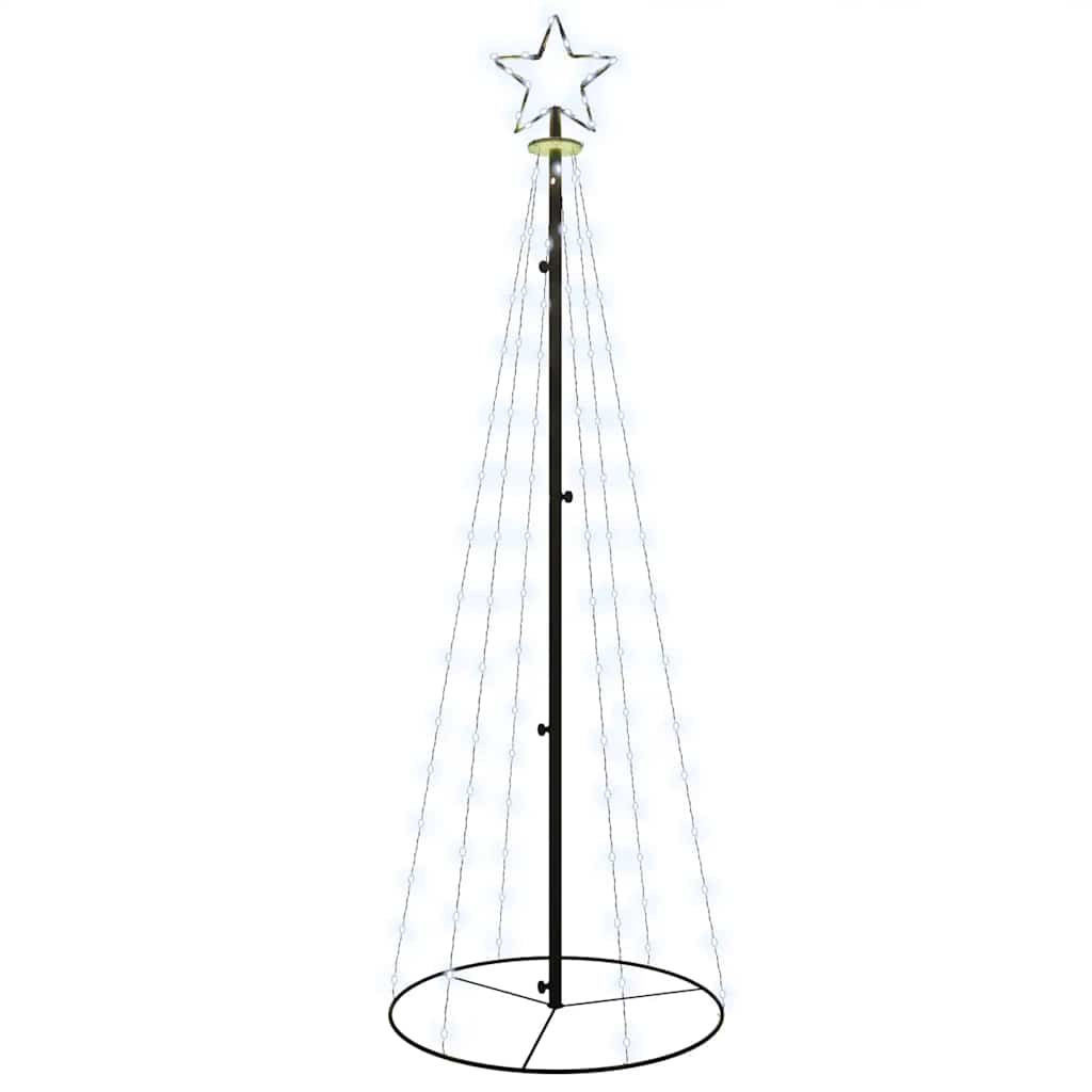 Kegelkerstboom 108 LED's 70x180 cm koudwit is nu te koop bij PeponiXL, paradijselijk wonen!