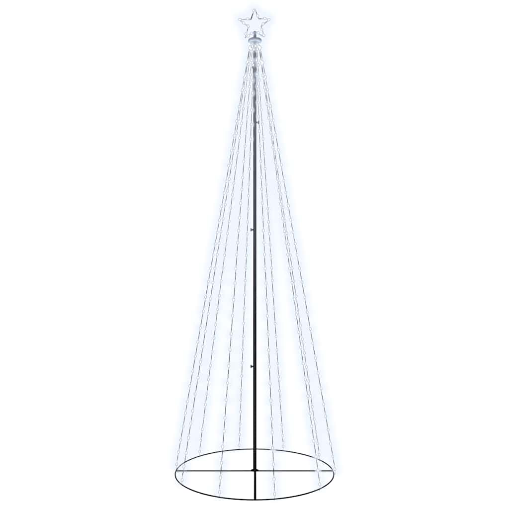 Kegelkerstboom 310 LED's 100x300 cm koudwit is nu te koop bij PeponiXL, paradijselijk wonen!