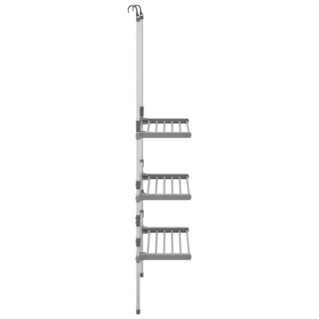 Droogrek 3-laags hangend aluminium is nu te koop bij PeponiXL, paradijselijk wonen!