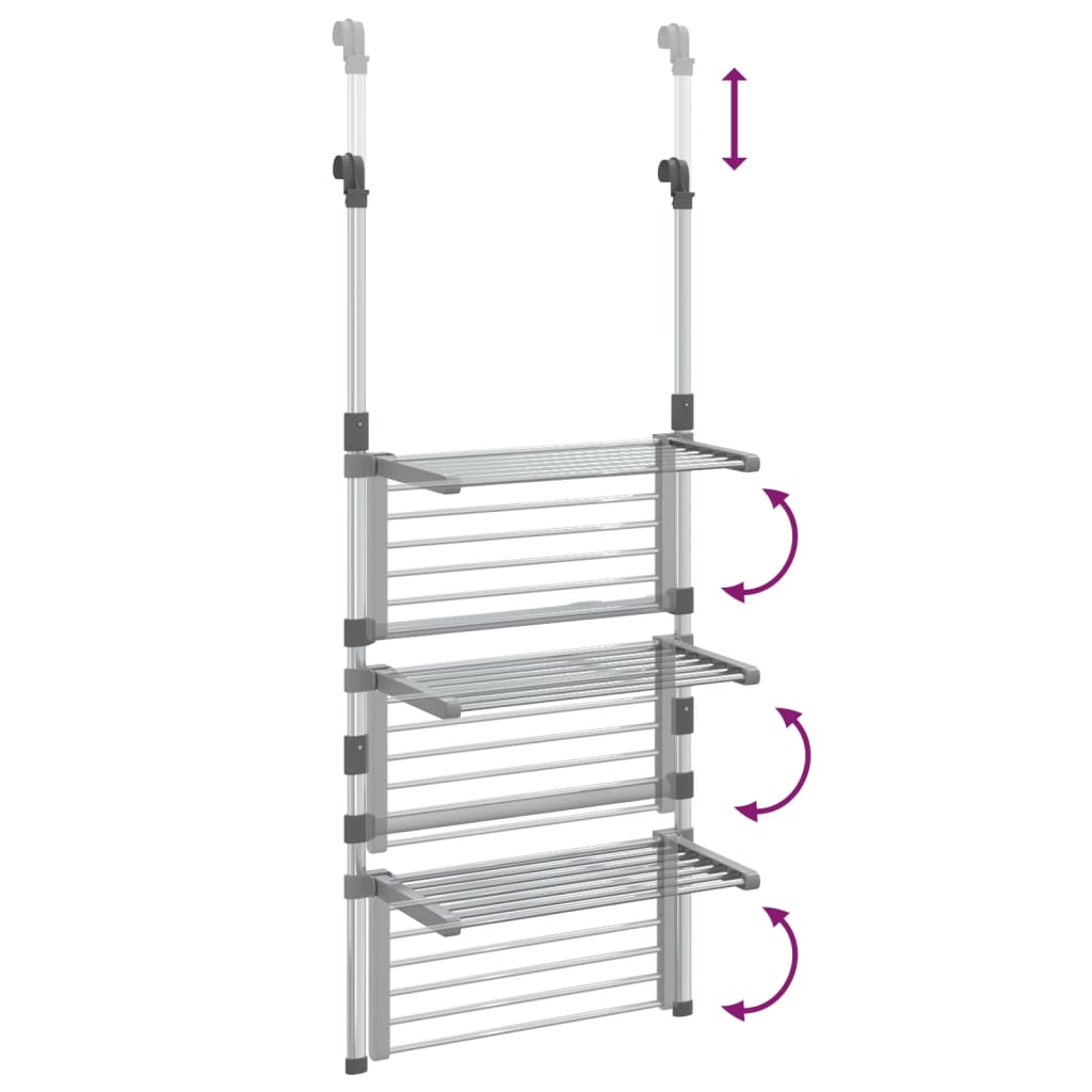 Droogrek 3-laags hangend aluminium is nu te koop bij PeponiXL, paradijselijk wonen!