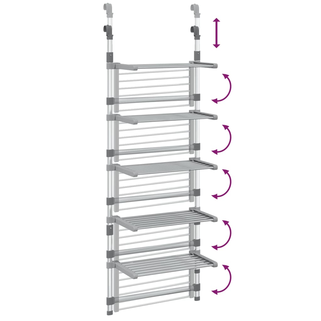 Droogrek 5-laags hangend aluminium is nu te koop bij PeponiXL, paradijselijk wonen!