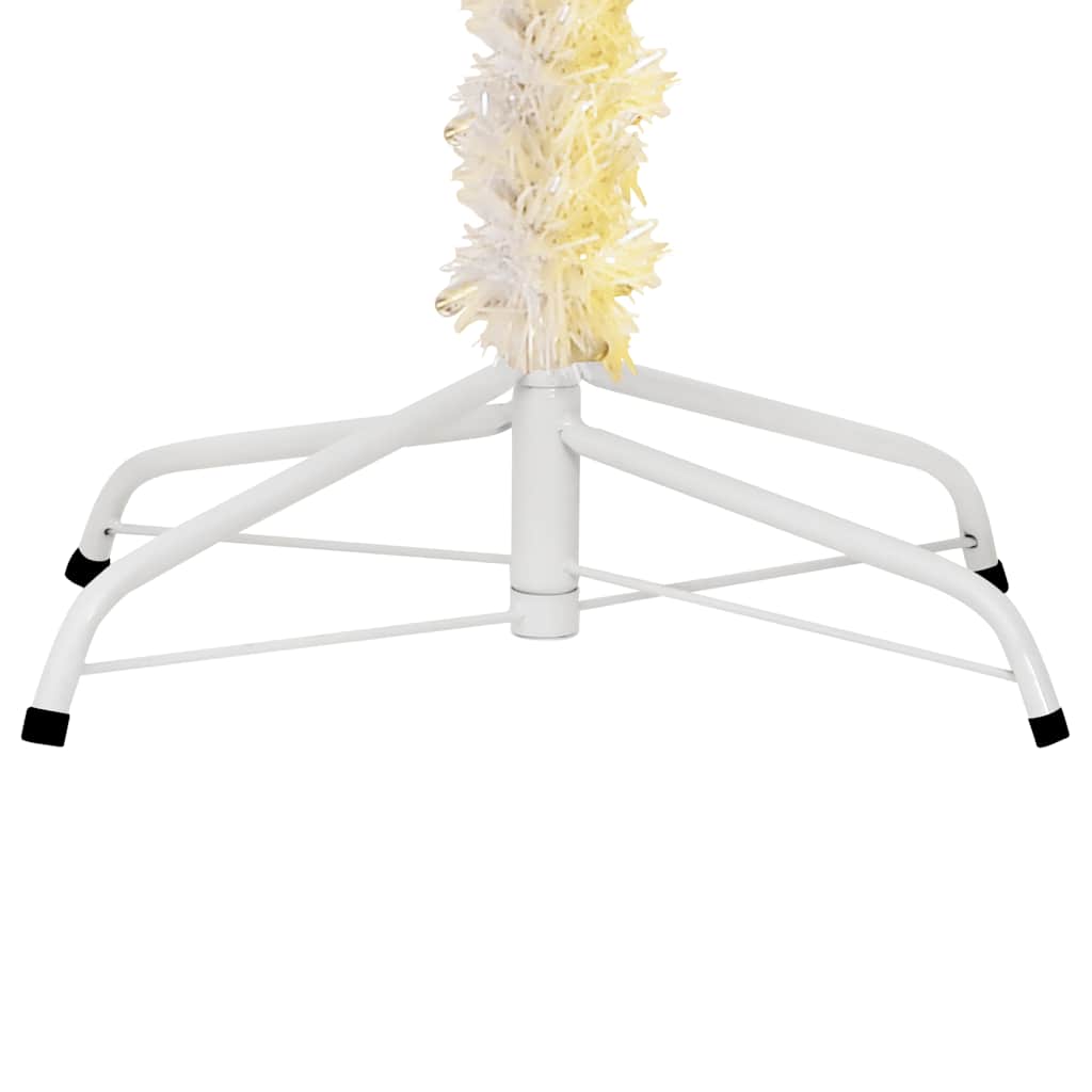 Kunstkerstboom met iriserende uiteinden 180 cm PVC wit is nu te koop bij PeponiXL, paradijselijk wonen!