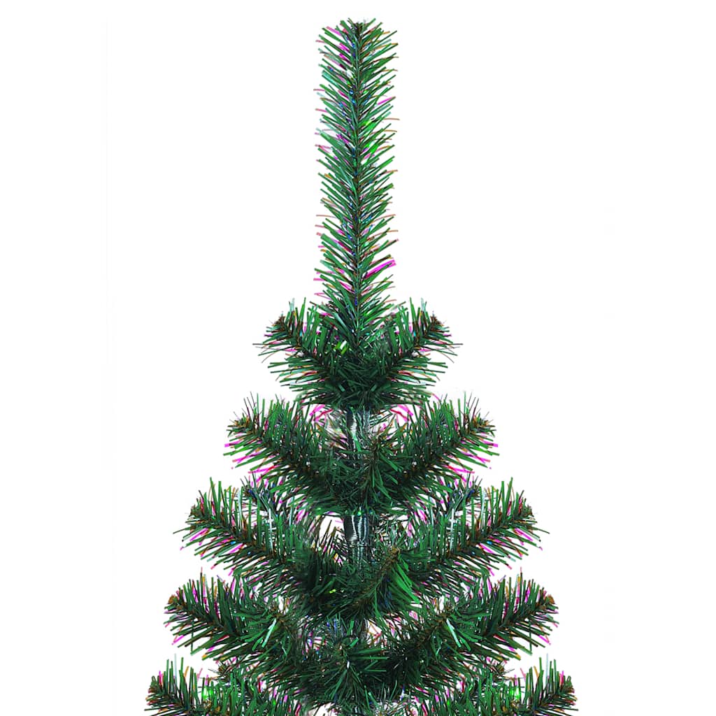 Kunstkerstboom met iriserende uiteinden 120 cm PVC groen is nu te koop bij PeponiXL, paradijselijk wonen!
