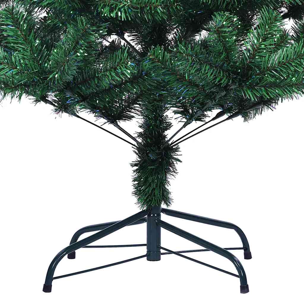 Kunstkerstboom met iriserende uiteinden 120 cm PVC groen is nu te koop bij PeponiXL, paradijselijk wonen!