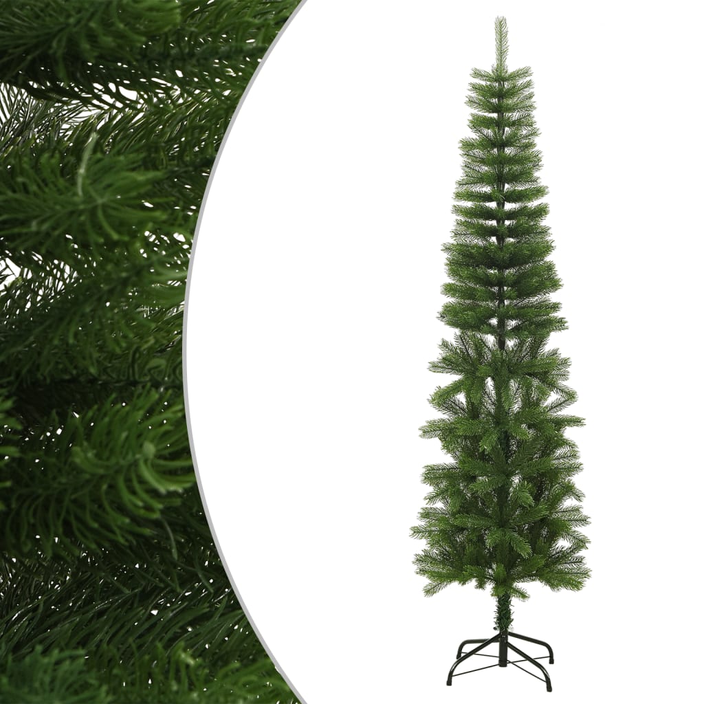 Kunstkerstboom met standaard smal 210 cm PE is nu te koop bij PeponiXL, paradijselijk wonen!
