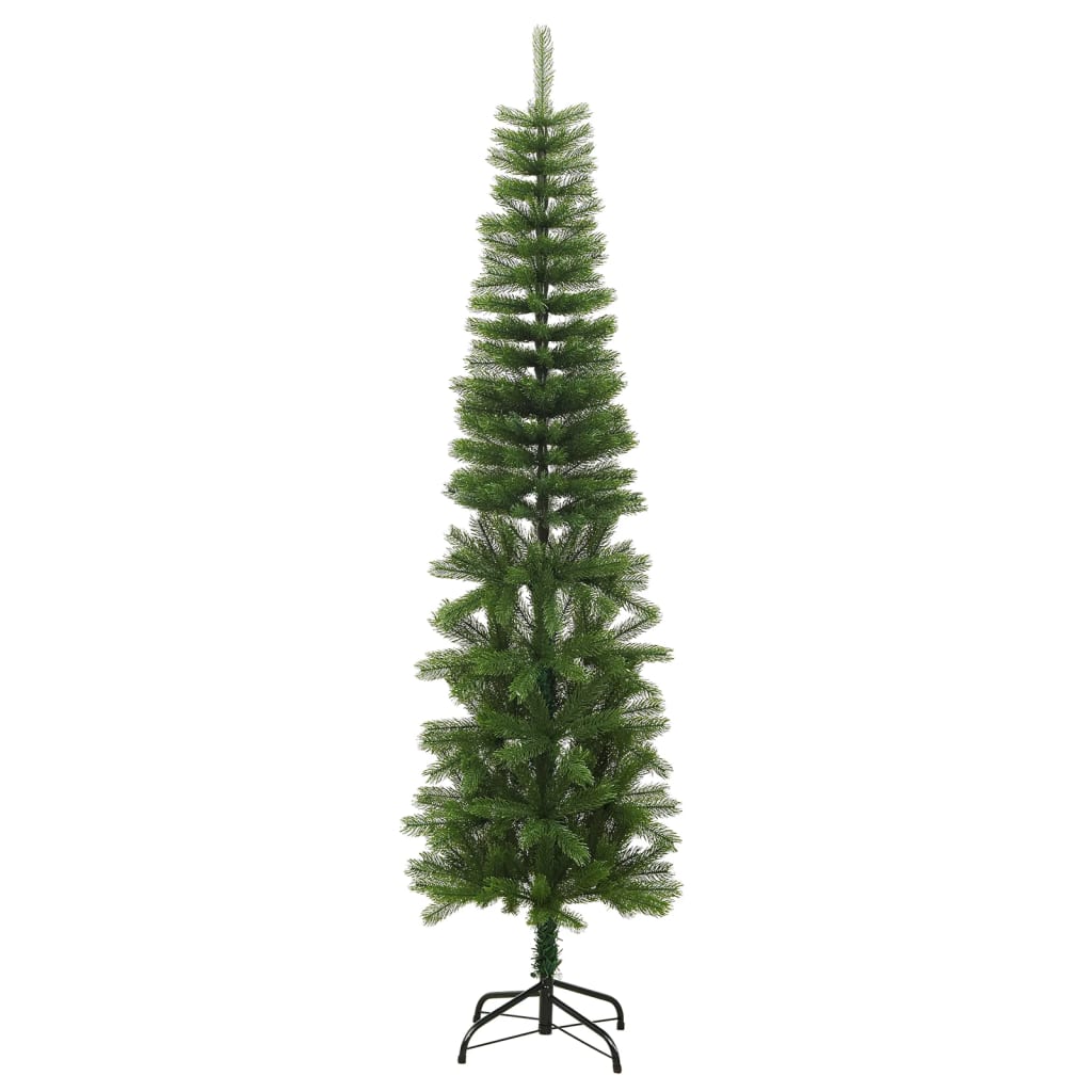 Kunstkerstboom met standaard smal 210 cm PE is nu te koop bij PeponiXL, paradijselijk wonen!