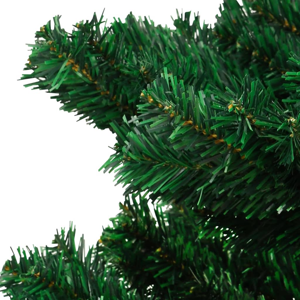Kunstkerstboom met verlichting en standaard 150 cm PVC groen is nu te koop bij PeponiXL, paradijselijk wonen!