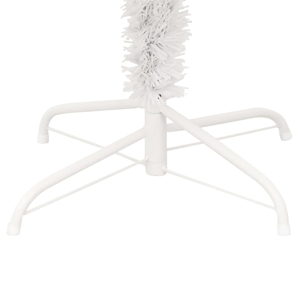 Kunstkerstboom met verlichting en standaard 180 cm PVC wit is nu te koop bij PeponiXL, paradijselijk wonen!