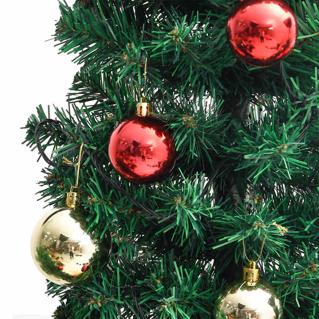 Kerstcactus met standaard en LED's 210 cm PVC groen is nu te koop bij PeponiXL, paradijselijk wonen!