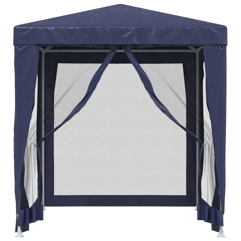 Partytent met 4 mesh zijwanden 2x2 m HDPE blauw is nu te koop bij PeponiXL, paradijselijk wonen!