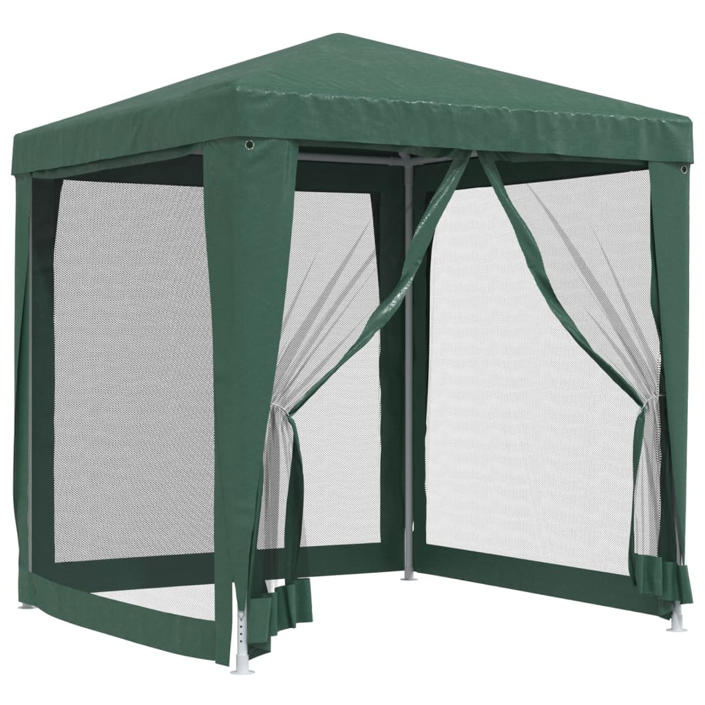 Partytent met 4 mesh zijwanden 2x2 m HDPE groen is nu te koop bij PeponiXL, paradijselijk wonen!