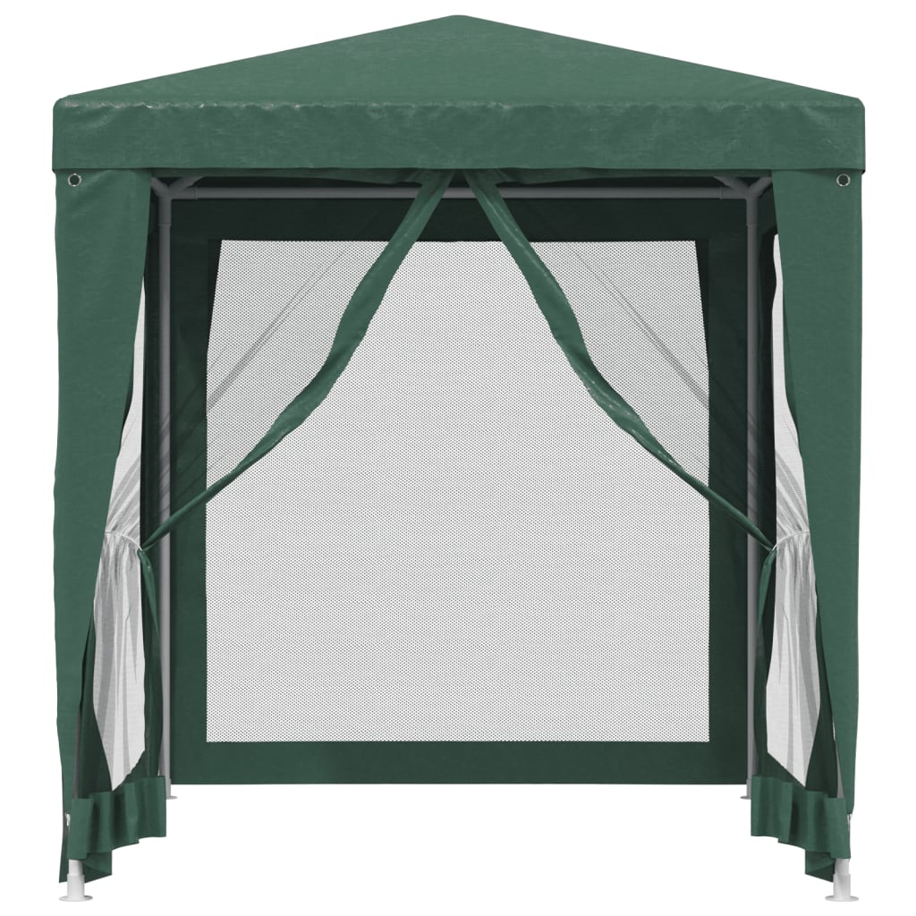 Partytent met 4 mesh zijwanden 2x2 m HDPE groen is nu te koop bij PeponiXL, paradijselijk wonen!
