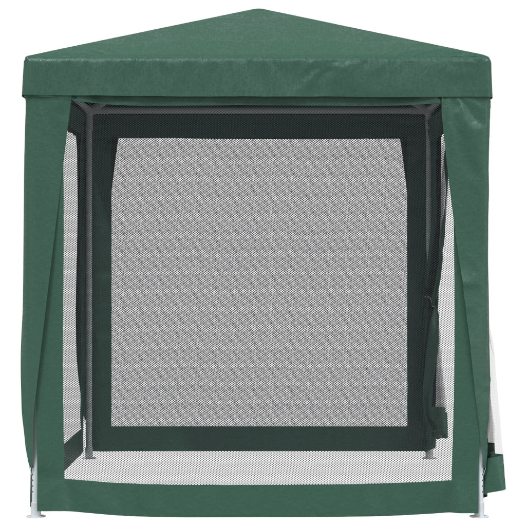 Partytent met 4 mesh zijwanden 2x2 m HDPE groen is nu te koop bij PeponiXL, paradijselijk wonen!