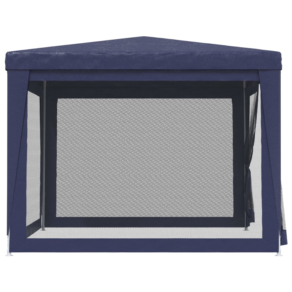Partytent met 4 mesh zijwanden 3x3 m HDPE blauw is nu te koop bij PeponiXL, paradijselijk wonen!