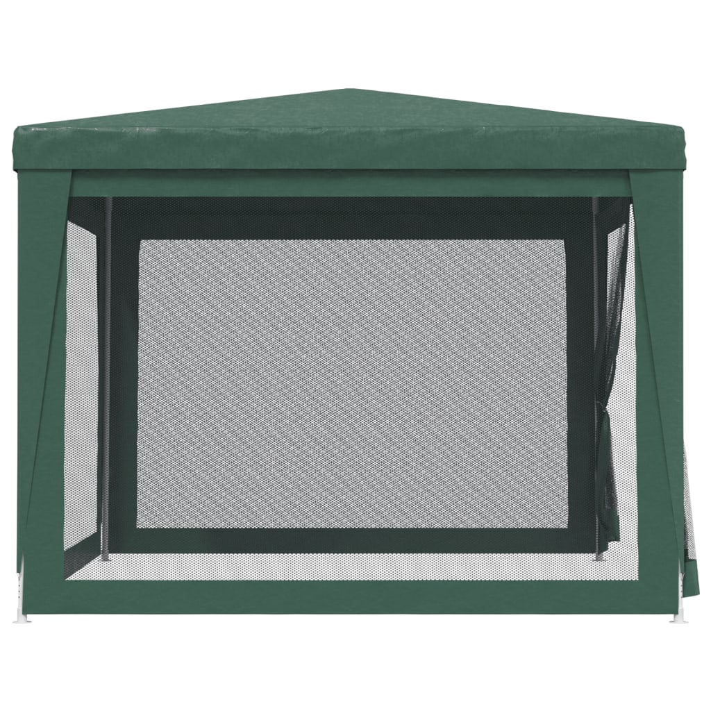Partytent met 4 mesh zijwanden 3x3 m HDPE groen is nu te koop bij PeponiXL, paradijselijk wonen!