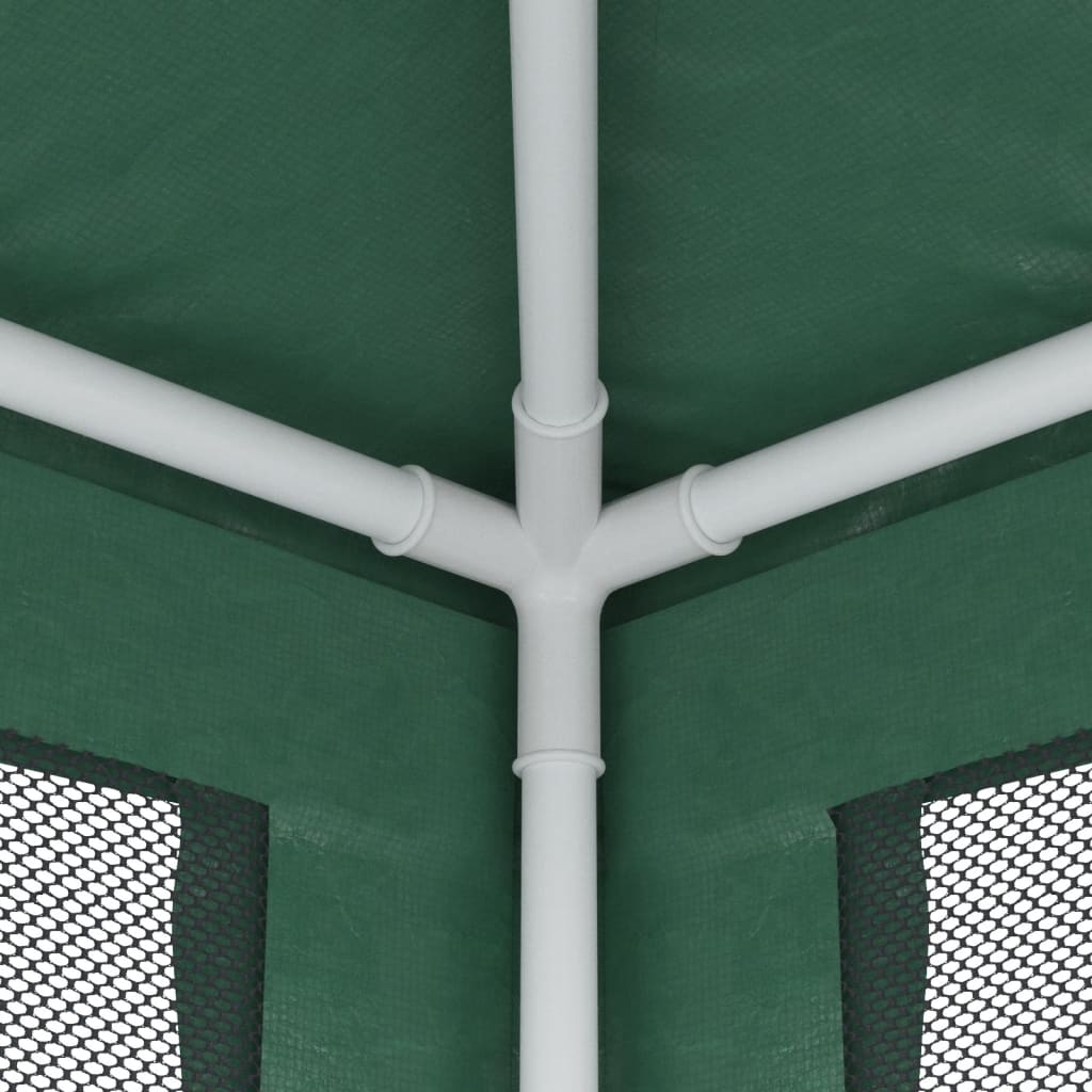 Partytent met 4 mesh zijwanden 3x3 m HDPE groen is nu te koop bij PeponiXL, paradijselijk wonen!