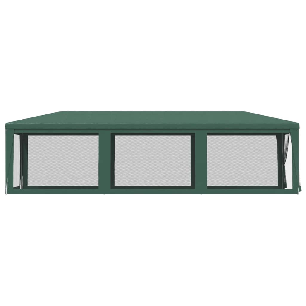 Partytent met 8 mesh zijwanden 3x9 m HDPE groen is nu te koop bij PeponiXL, paradijselijk wonen!