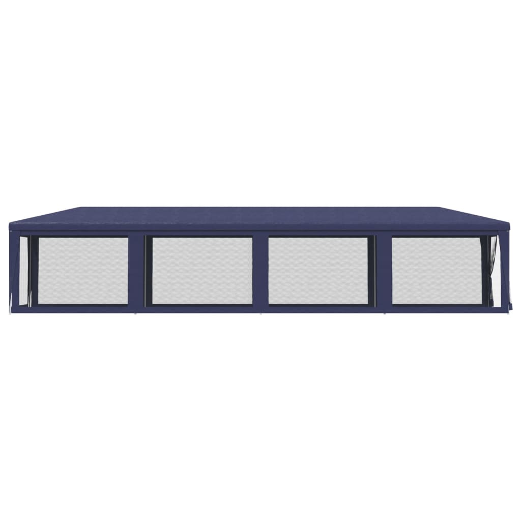 Partytent met 10 mesh zijwanden 3x12 m HDPE blauw is nu te koop bij PeponiXL, paradijselijk wonen!