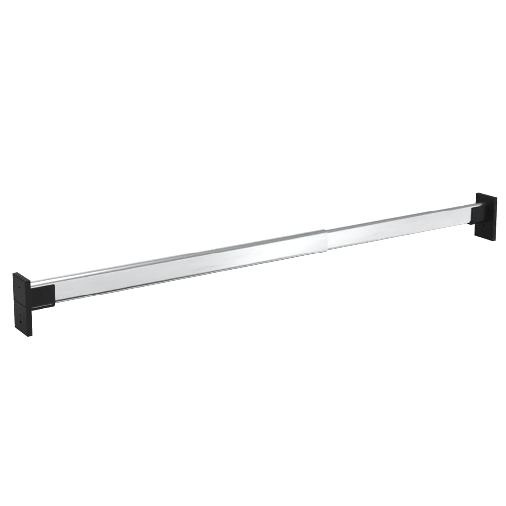 Kledingroedes 4 st telescopisch 58-100 cm zilverkleurig is nu te koop bij PeponiXL, paradijselijk wonen!