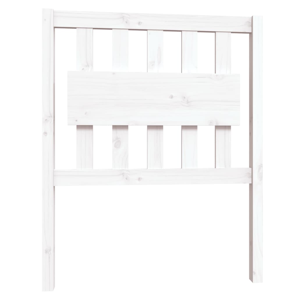 Bedframe massief grenenhout wit 75x190 cm is nu te koop bij PeponiXL, paradijselijk wonen!