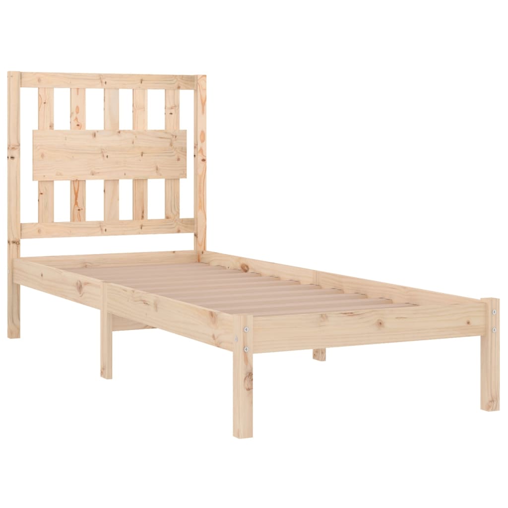 Bedframe massief grenenhout 90x190 cm is nu te koop bij PeponiXL, paradijselijk wonen!