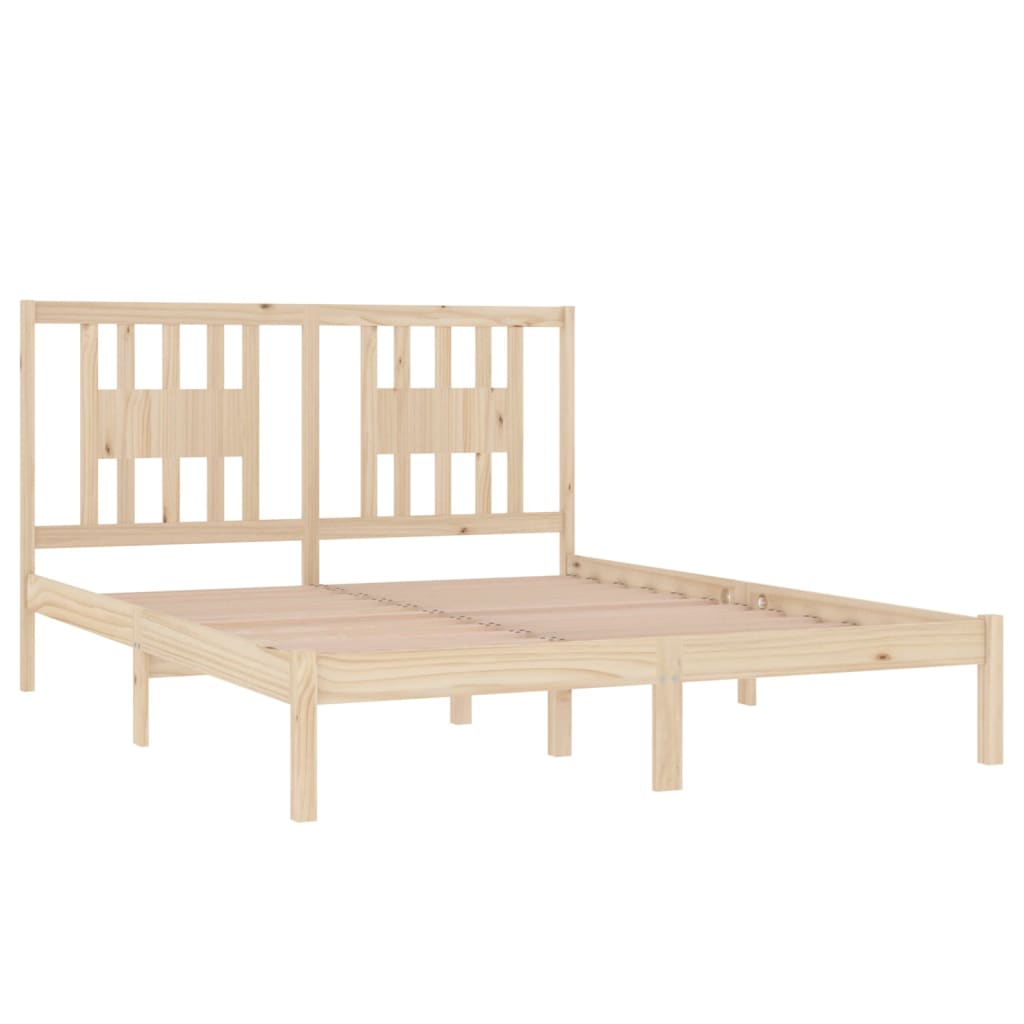 Bedframe massief grenenhout 160x200 cm is nu te koop bij PeponiXL, paradijselijk wonen!