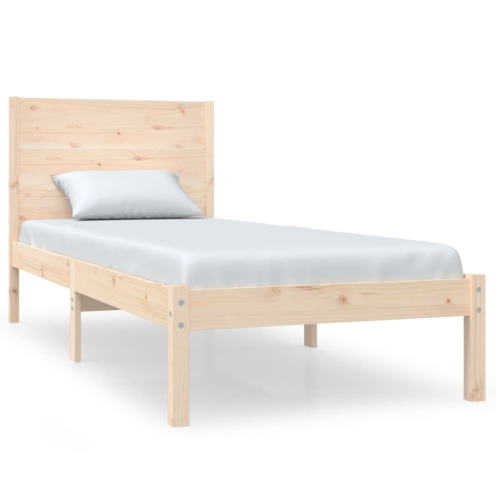Bedframe massief hout 90x190 cm is nu te koop bij PeponiXL, paradijselijk wonen!