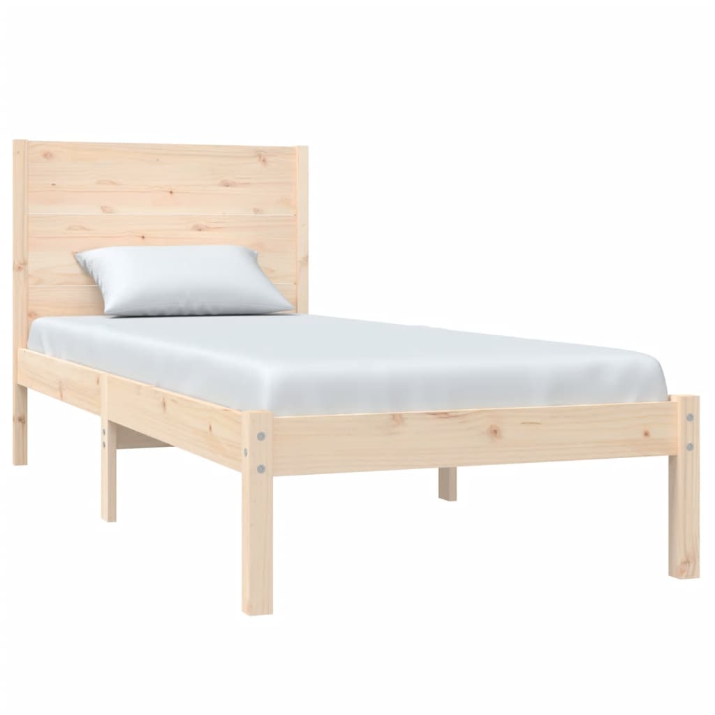 Bedframe massief hout 90x190 cm is nu te koop bij PeponiXL, paradijselijk wonen!