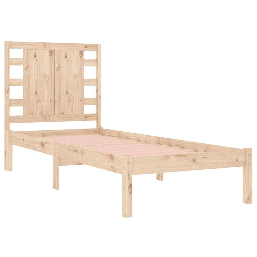 Bedframe massief hout 90x190 cm is nu te koop bij PeponiXL, paradijselijk wonen!