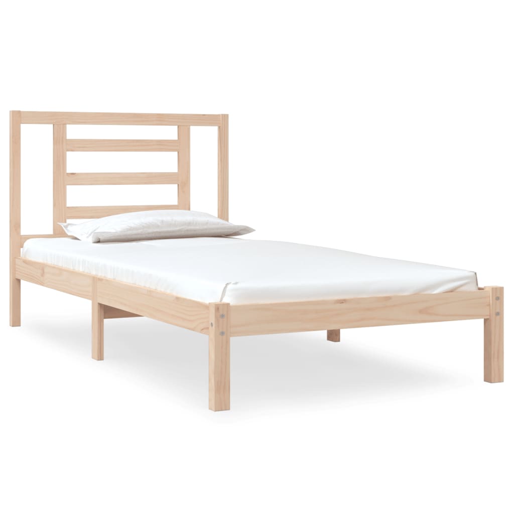 Bedframe zonder matras massief grenenhout 90x190 cm is nu te koop bij PeponiXL, paradijselijk wonen!