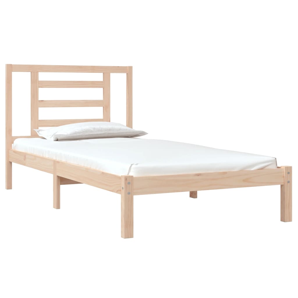 Bedframe zonder matras massief grenenhout 90x190 cm is nu te koop bij PeponiXL, paradijselijk wonen!
