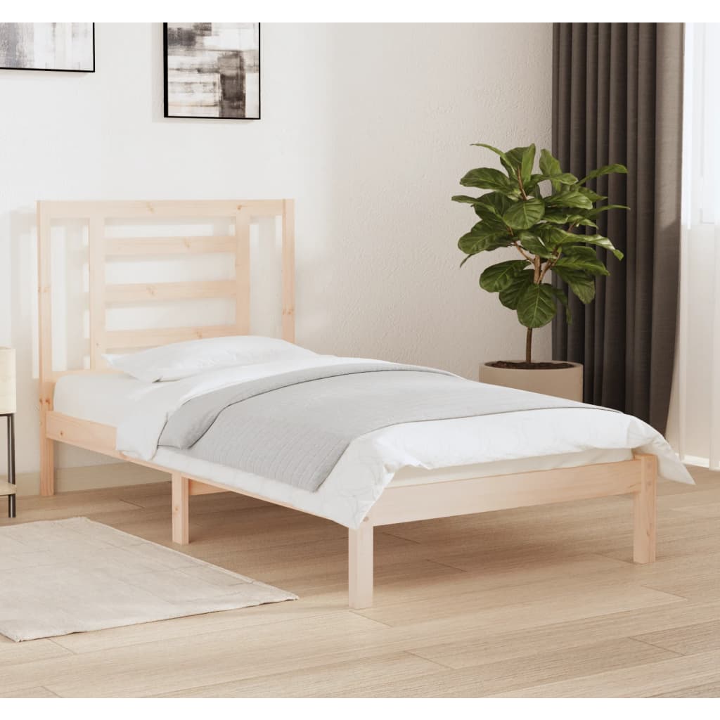 Bedframe zonder matras massief grenenhout 90x190 cm is nu te koop bij PeponiXL, paradijselijk wonen!