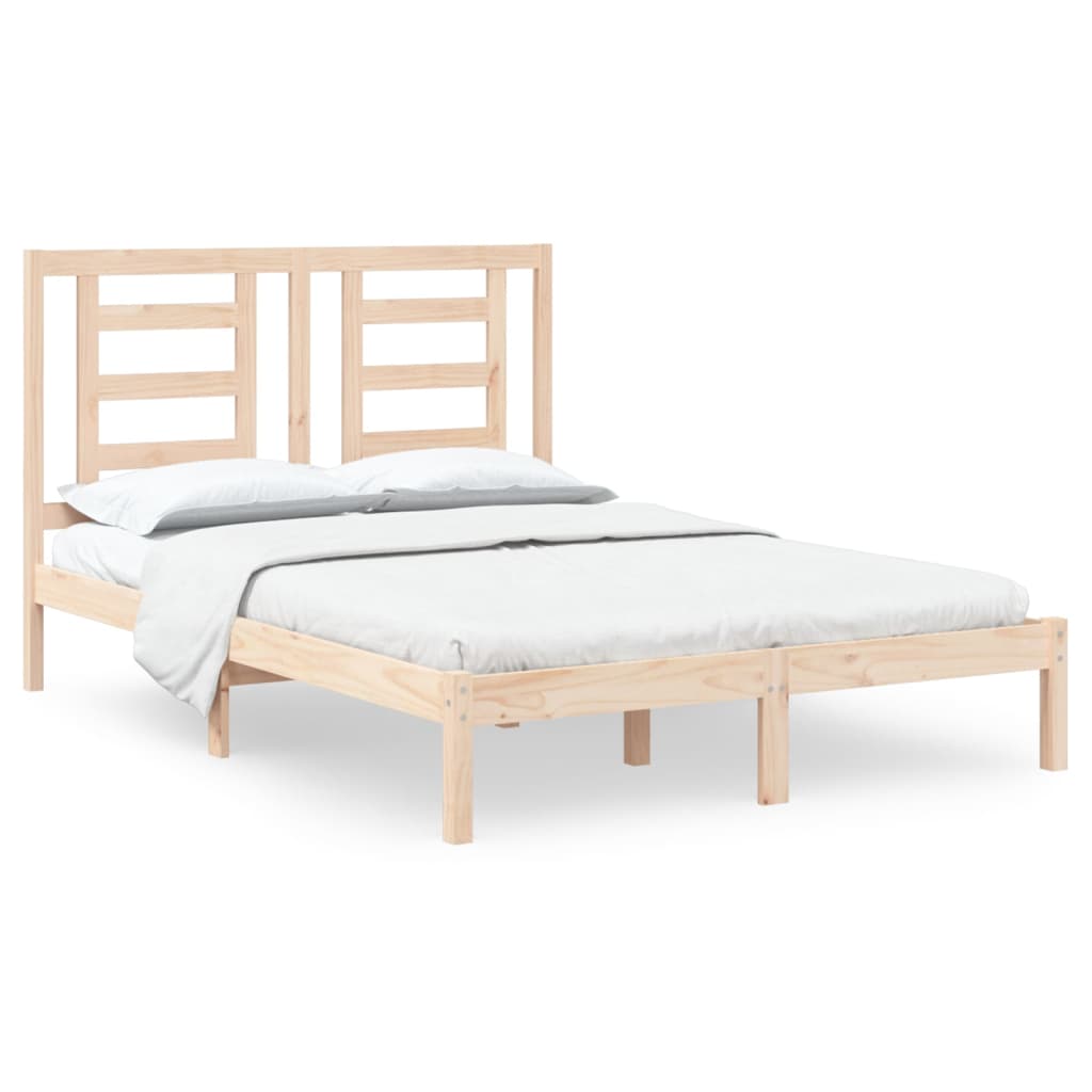 Bedframe zonder matras massief grenenhout 140x190 cm is nu te koop bij PeponiXL, paradijselijk wonen!