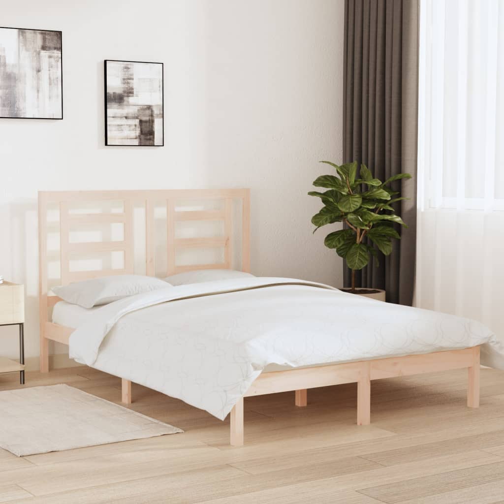 Bedframe zonder matras massief grenenhout 140x190 cm is nu te koop bij PeponiXL, paradijselijk wonen!