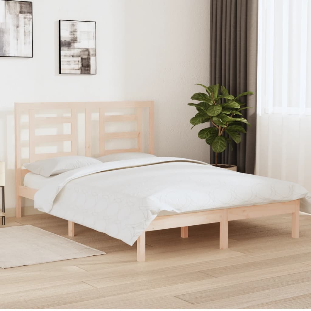 Bedframe zonder matras massief grenenhout 160x200 cm is nu te koop bij PeponiXL, paradijselijk wonen!