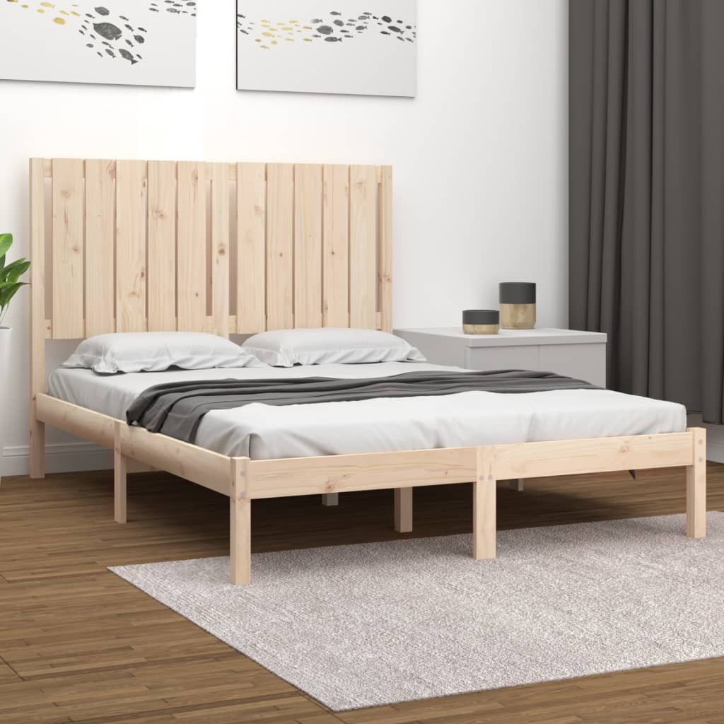 Bedframe massief hout 120x190 cm is nu te koop bij PeponiXL, paradijselijk wonen!