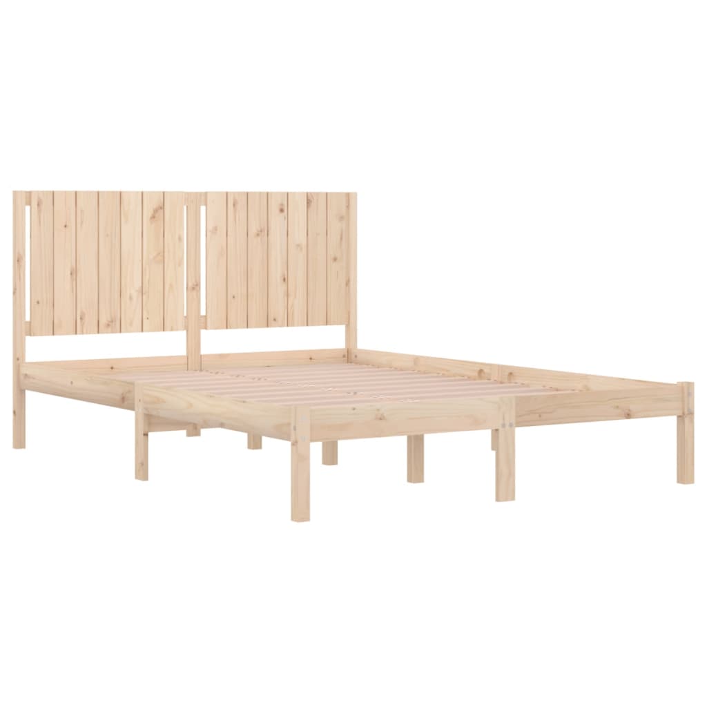 Bedframe zonder matras massief grenenhout 160x200 cm is nu te koop bij PeponiXL, paradijselijk wonen!