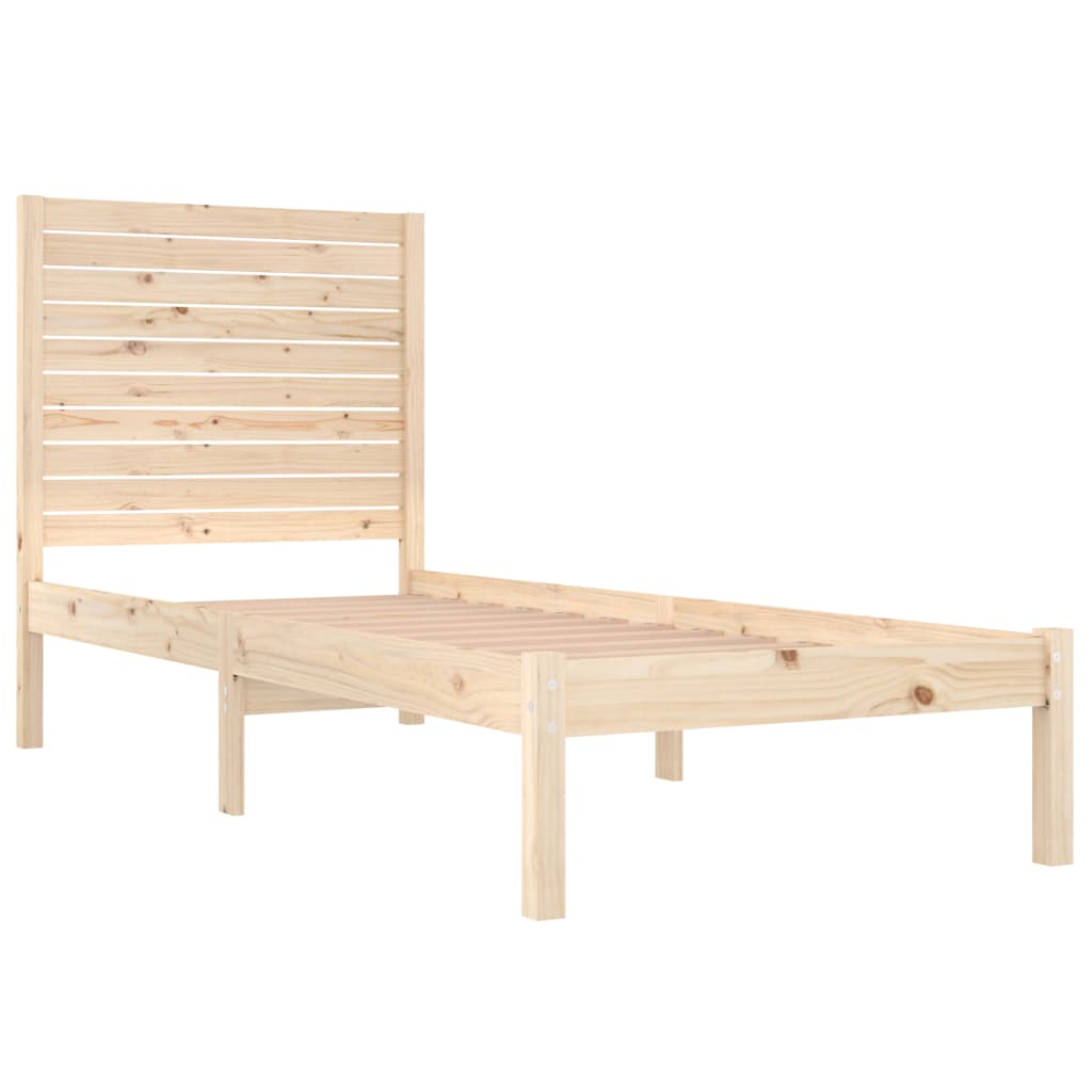 Bedframe massief hout 75x190 cm is nu te koop bij PeponiXL, paradijselijk wonen!